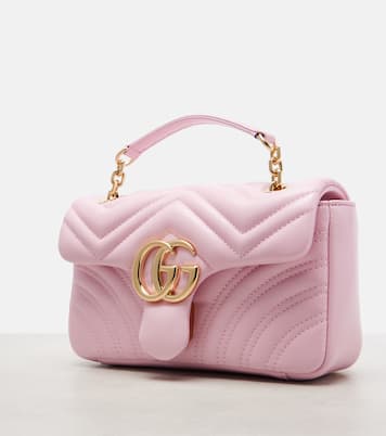 GG Marmont Small leather shoulder bag | Gucci