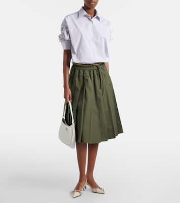 Oversize-Hemd aus Baumwollpopeline | Prada