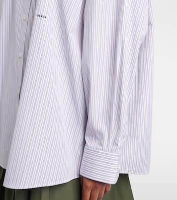 Oversize-Hemd aus Baumwollpopeline | Prada