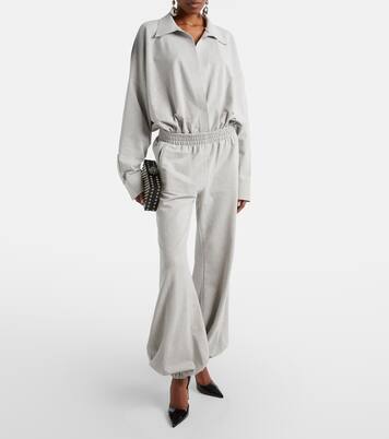 Pantalones deportivos en mezcla de jersey | Norma Kamali