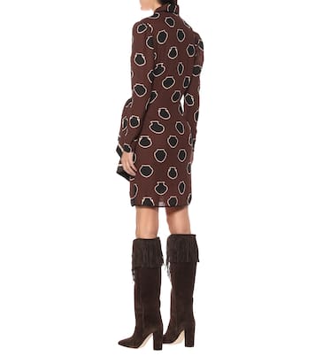 Legendary printed crêpe minidress | Johanna Ortiz