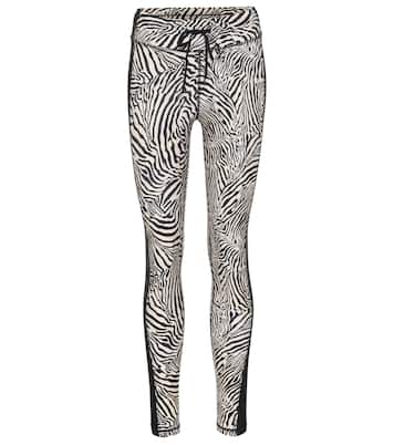 Yoga zebra-print leggings | The Upside