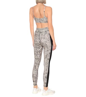 Yoga zebra-print leggings | The Upside