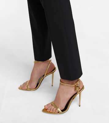 Padlock leather sandals | Tom Ford