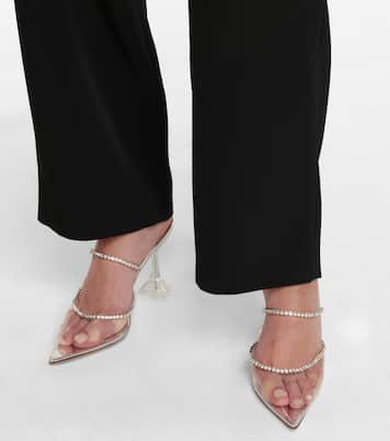 Gilda embellished PVC mules | Amina Muaddi