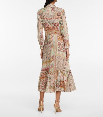 Robe longue en coton à motif cachemire | Etro