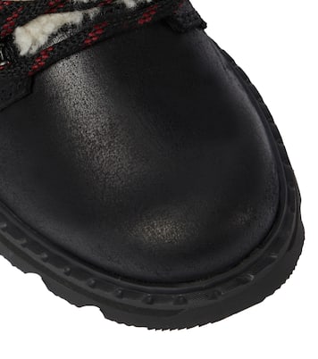 Lennox leather and shearling combat boots | Sorel