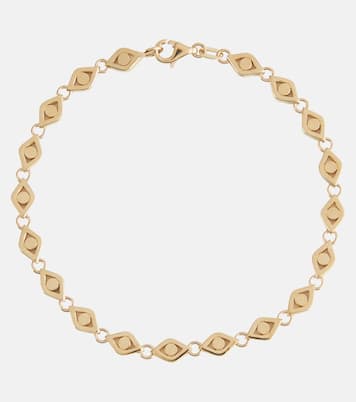 Evil Eye 14kt gold bracelet | Sydney Evan