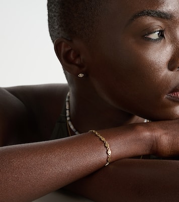 Evil Eye 14kt gold bracelet | Sydney Evan