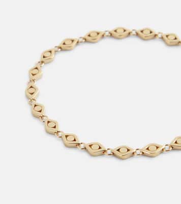 Evil Eye 14kt gold bracelet | Sydney Evan