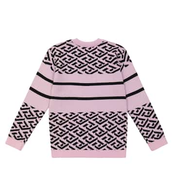 Pullover in lana Medusa La Greca | Versace Kids