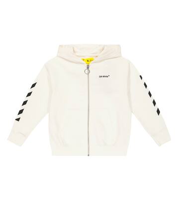 Sweat-shirt à capuche en coton à logo | Off-White Kids