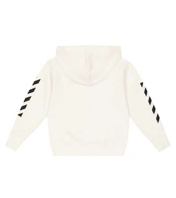 Sweat-shirt à capuche en coton à logo | Off-White Kids