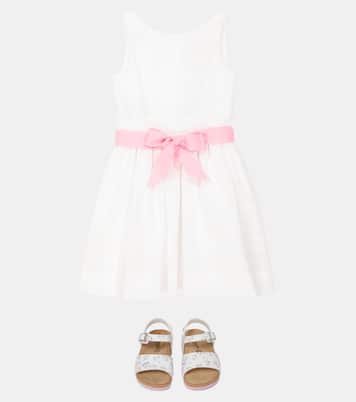 Abito in cotone con fiocco | Polo Ralph Lauren Kids