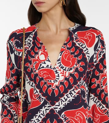 Bedruckte Bluse aus Seide | Valentino