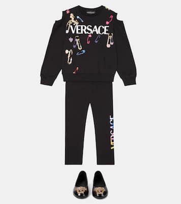 Sweatshirt aus Jersey mit Cut-out | Versace Kids