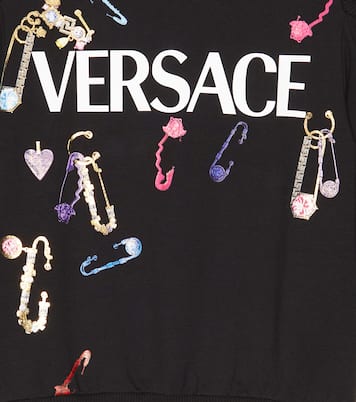 Sweatshirt aus Jersey mit Cut-out | Versace Kids