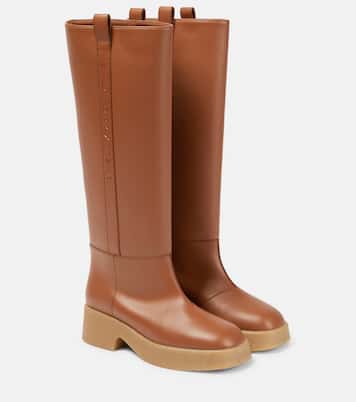 Faux leather knee-high boots | Stella McCartney