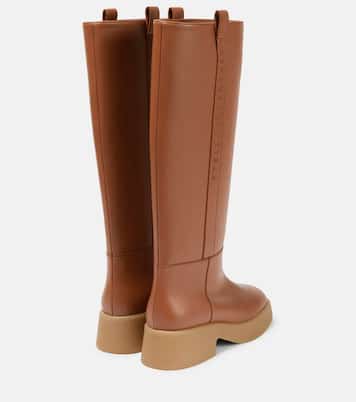 Faux leather knee-high boots | Stella McCartney