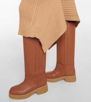 Faux leather knee-high boots | Stella McCartney