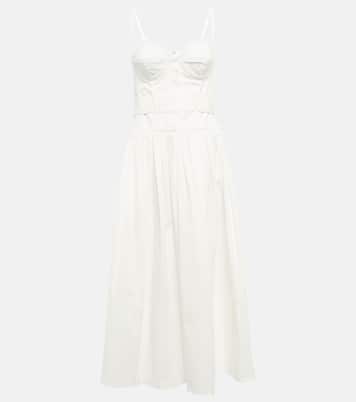 Abito midi in misto cotone | Proenza Schouler