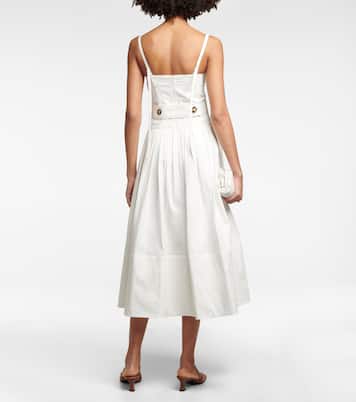 Abito midi in misto cotone | Proenza Schouler