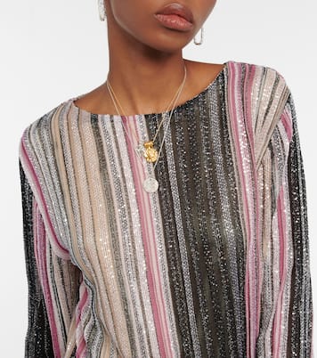 Top de punto a rayas con lentejuelas | Missoni