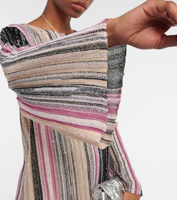 Top de punto a rayas con lentejuelas | Missoni