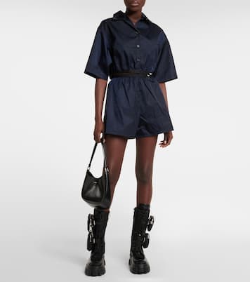 Camicia cropped in Re-Nylon | Prada