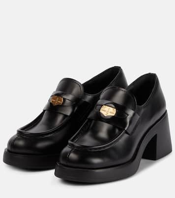 Pumps mocassino in pelle | Miu Miu