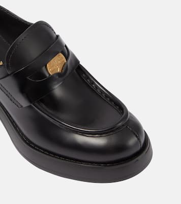 Pumps mocassino in pelle | Miu Miu