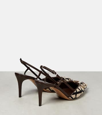 Pumps slingback Toile Iconographe | Valentino Garavani