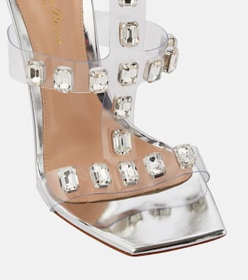 Crystal Crash embellished sandals | Gianvito Rossi