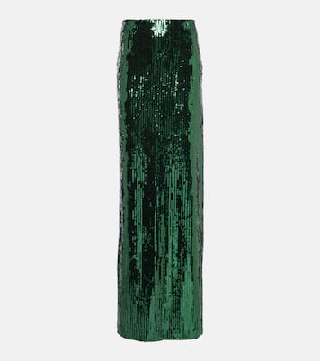 Beating Heart sequined maxi skirt | Galvan