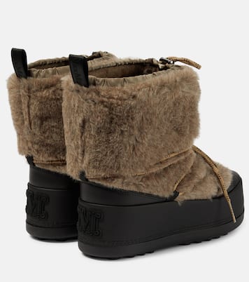Teddy shearling ankle boots | Max Mara