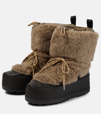 Teddy shearling ankle boots | Max Mara