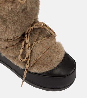 Teddy shearling ankle boots | Max Mara