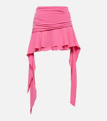 Ruffled jersey miniskirt | Blumarine