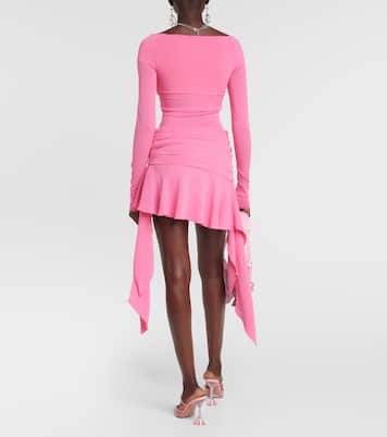 Ruffled jersey miniskirt | Blumarine