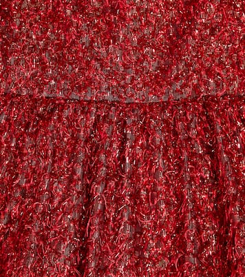 Fringed Lurex® dress | Monnalisa