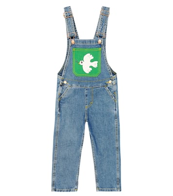 x Wrangler peto Peace Dove en denim | Mini Rodini
