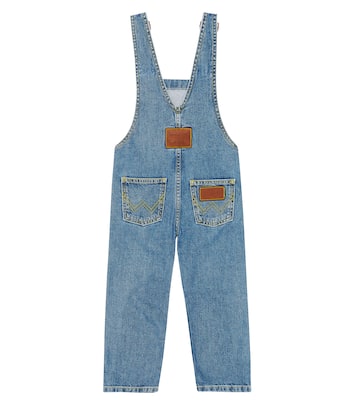 x Wrangler peto Peace Dove en denim | Mini Rodini