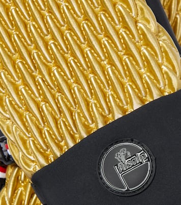 Muffole trapuntate con finiture in pelle | Fusalp