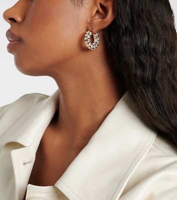 Boucles d’oreilles Jah à cristaux | Amina Muaddi