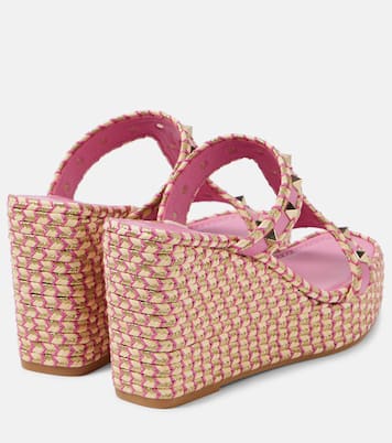 Sandalias con cuña Rockstud | Valentino Garavani
