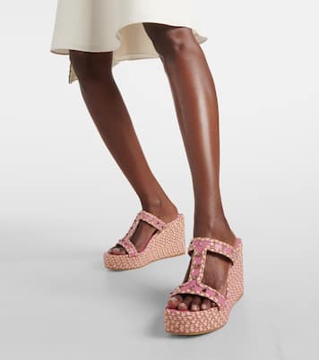 Sandalias con cuña Rockstud | Valentino Garavani