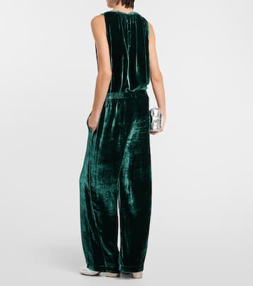 Pantaloni a gamba larga Frida in velluto | Velvet