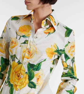 Camicia in popeline di misto cotone | Dolce&Gabbana