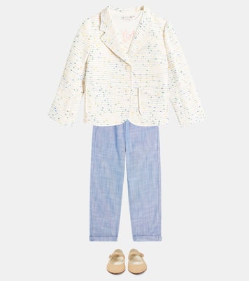 Tomas cotton-blend tweed jacket | Bonpoint