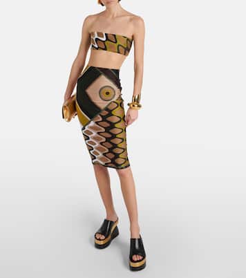 Top Vivara in seta a fascia | Pucci